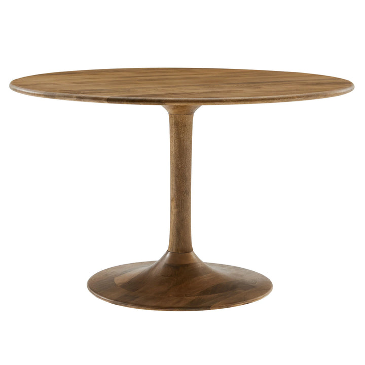 Lippa 48" Round Solid Wood Dining Table - Natural Denmark Home