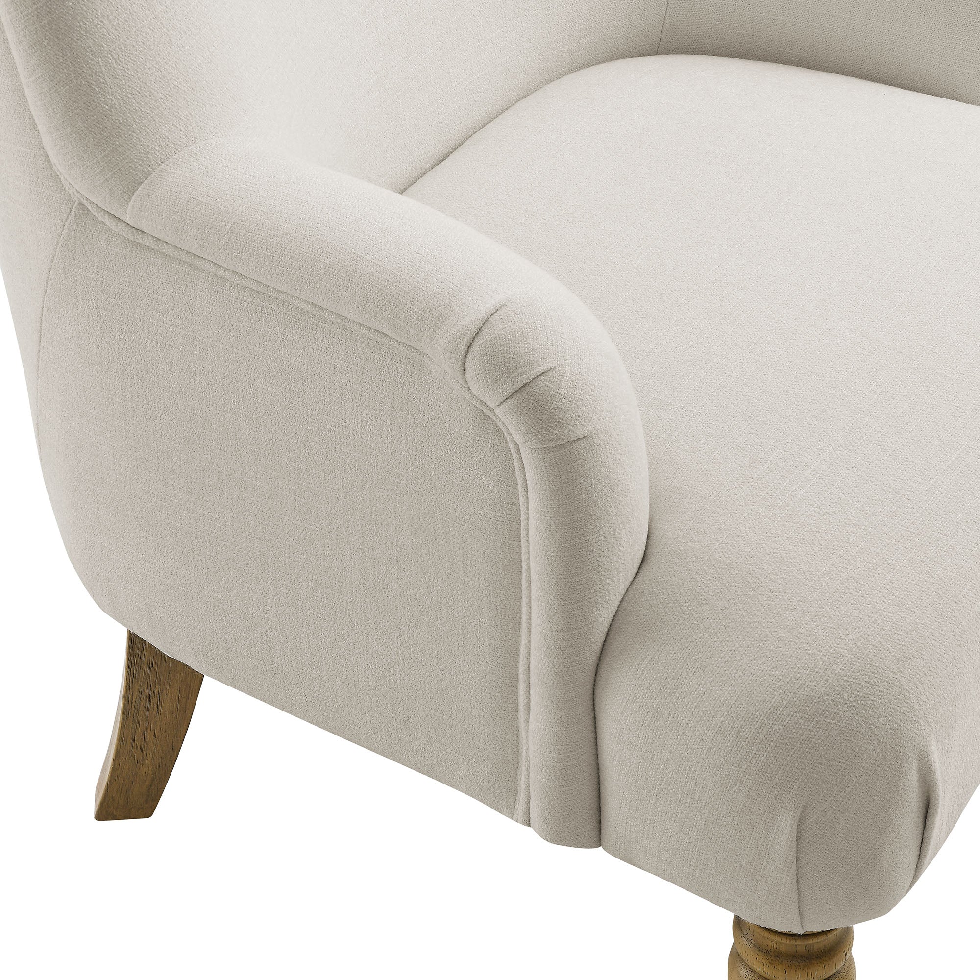 Prime Slub Weave Accent Armchair – Salt Denmark Home