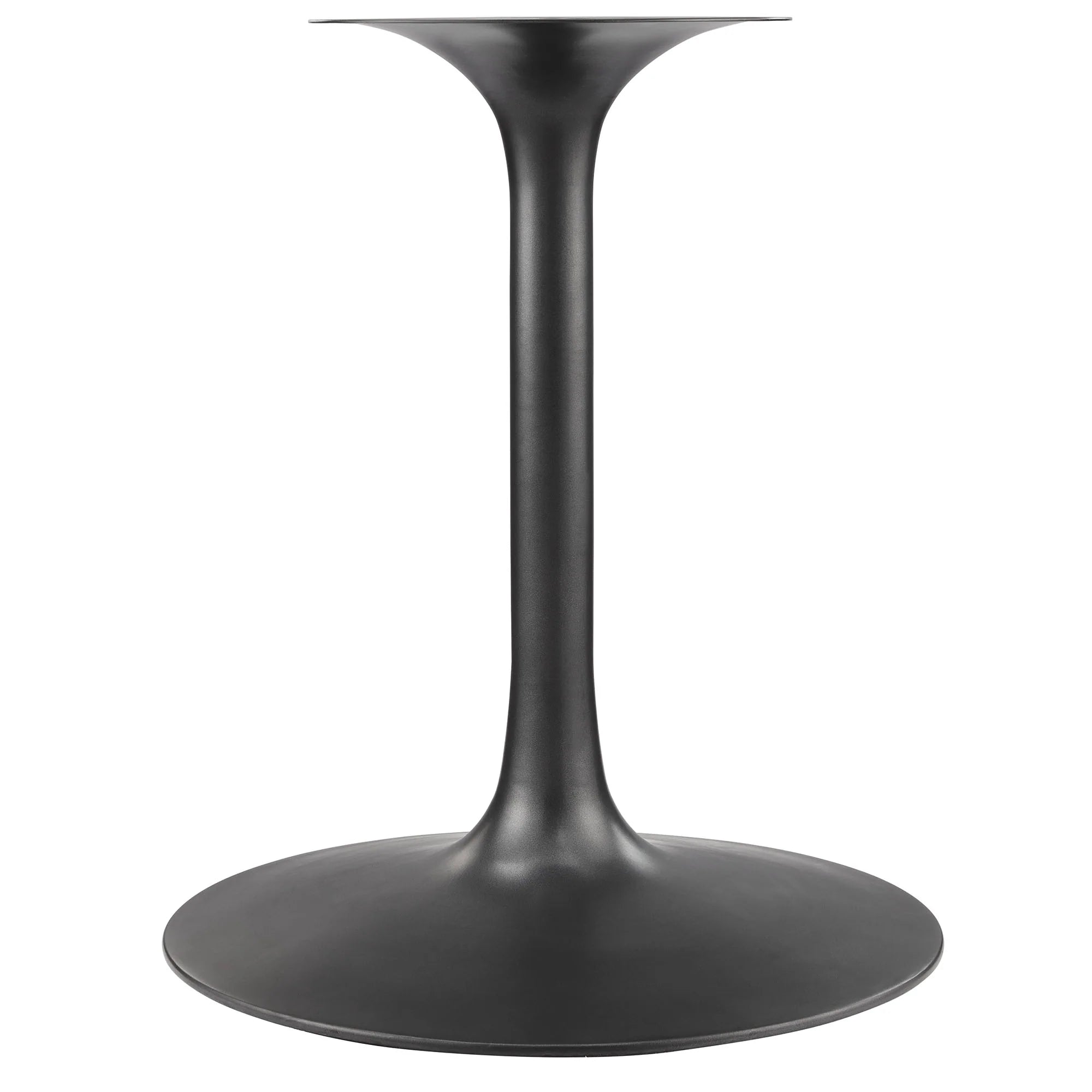 Lippa 60" Round Pedestal Solid Wood Dining Table - Black Walnut Denmark Home