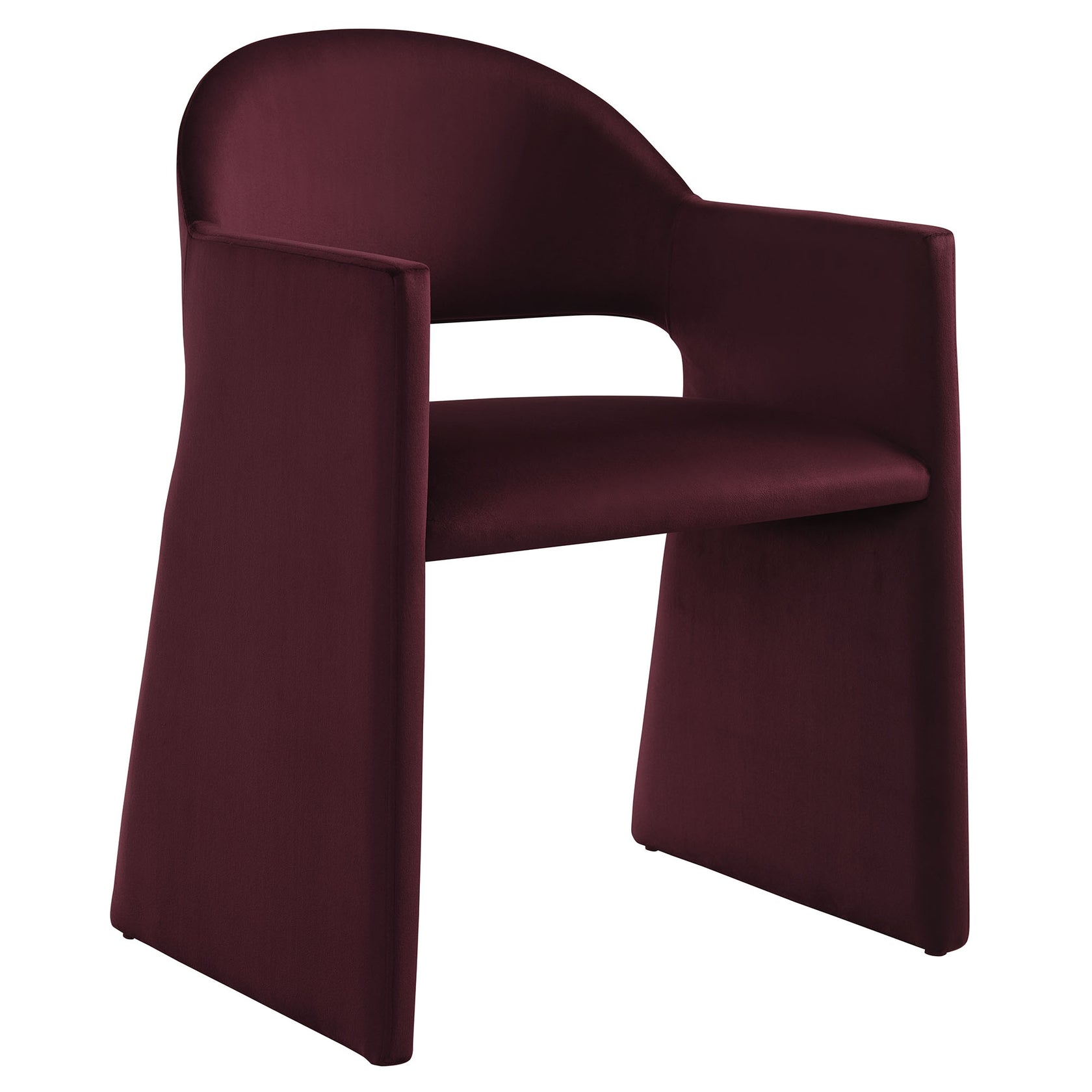 Sok Performance Velvet Dining Armchair - Chocolate Brown (Copy) Denmark Home