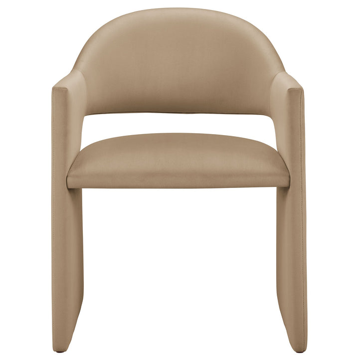 Sok Performance Velvet Dining Armchair - Taupe Denmark Home