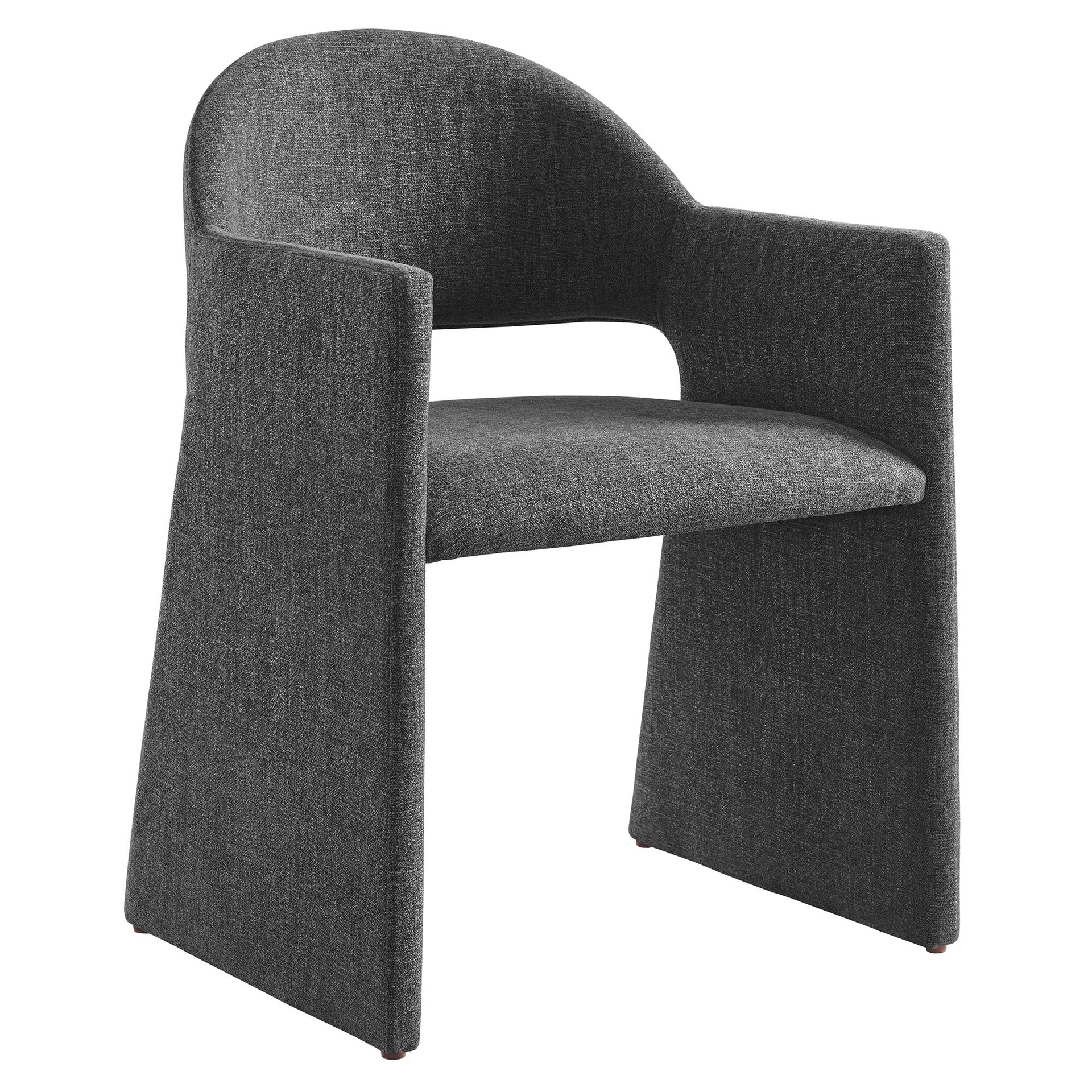 Sok Upholstered Dining Armchair - Charcoal Denmark Home