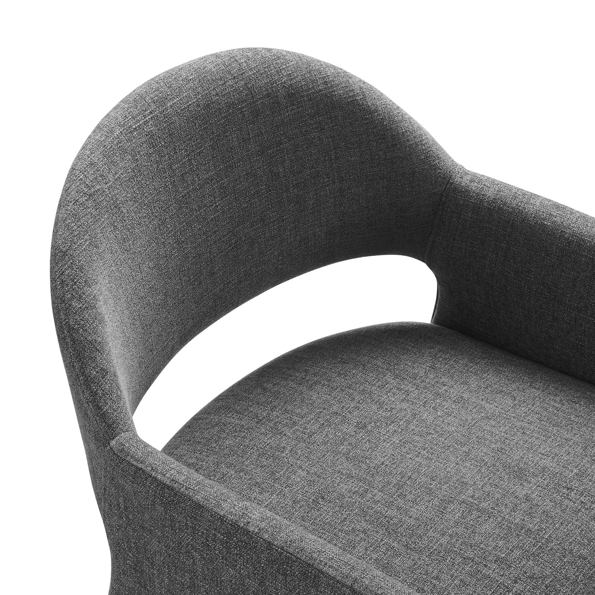 Sok Upholstered Dining Armchair - Charcoal Denmark Home