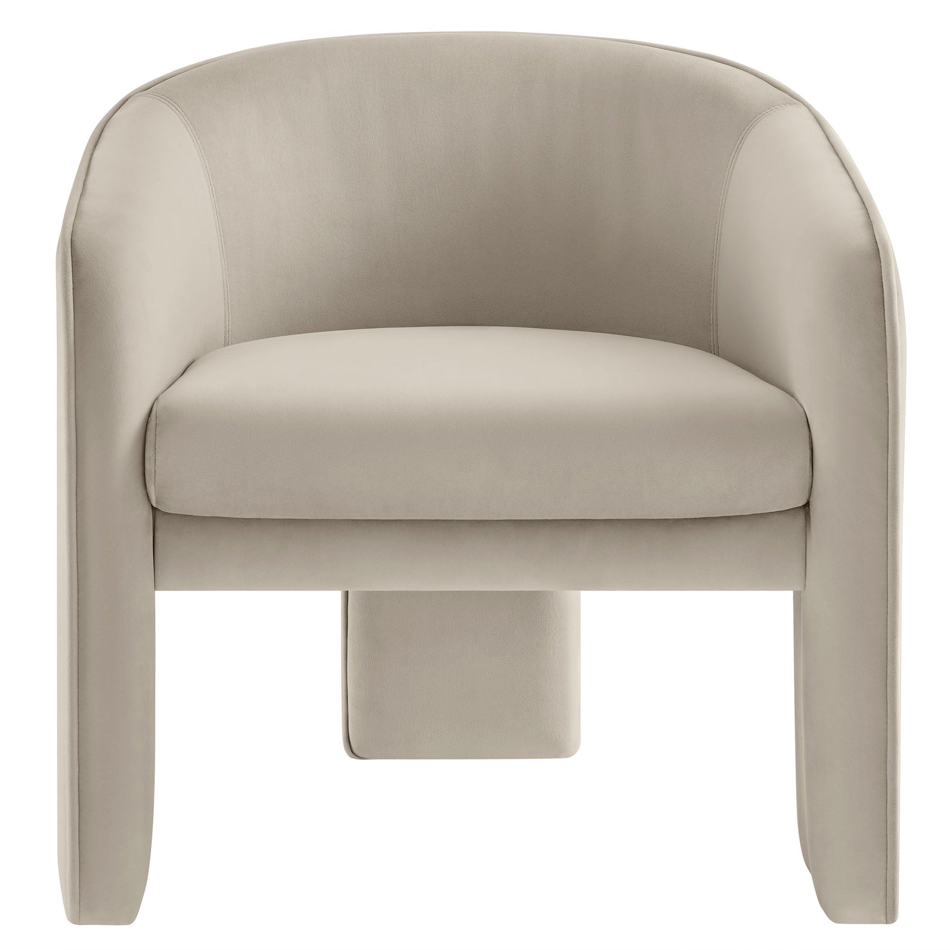 Vetmun Performance Velvet Accent Chair-Almond Denmark Home