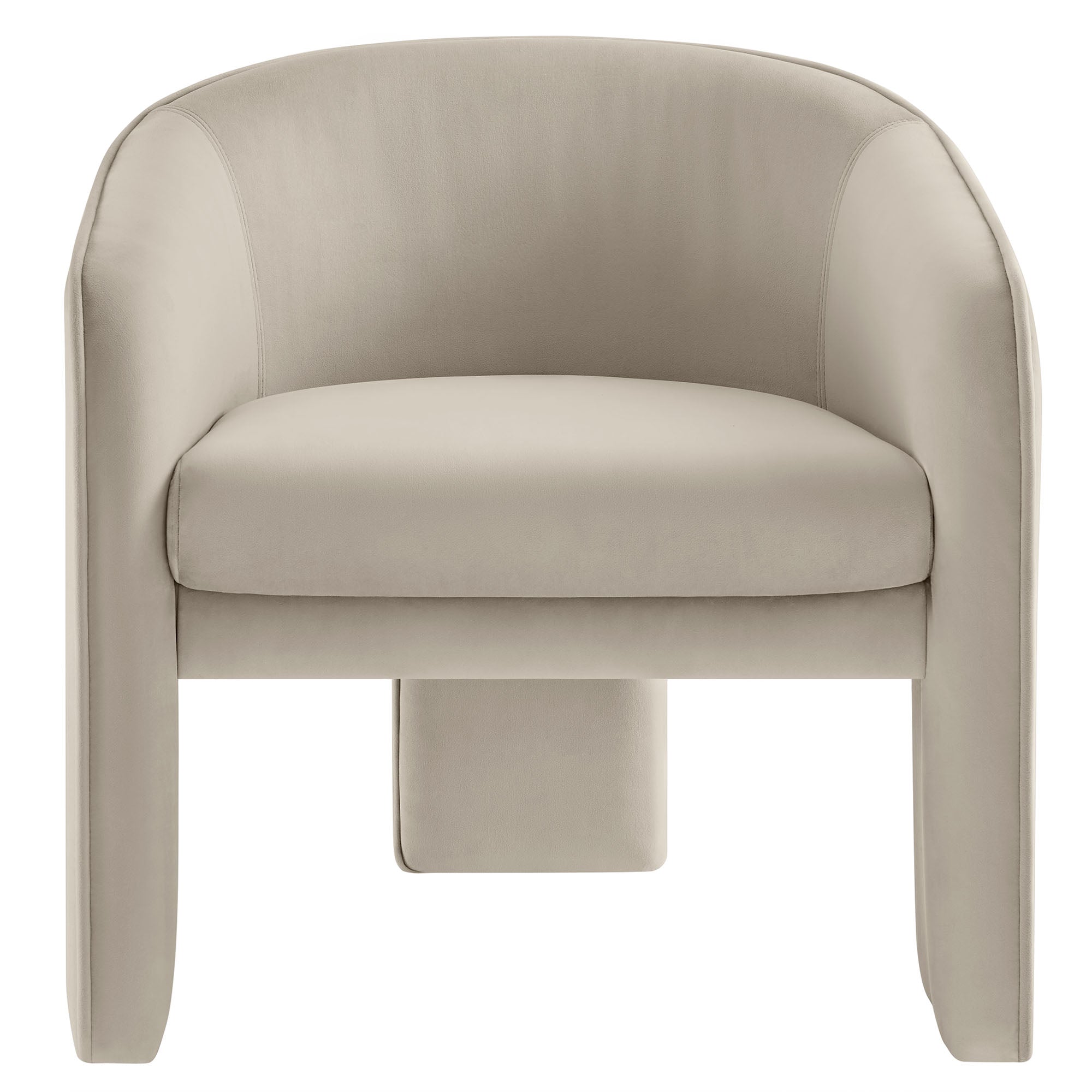 Vetmun Performance Velvet Accent Chair-Almond Denmark Home