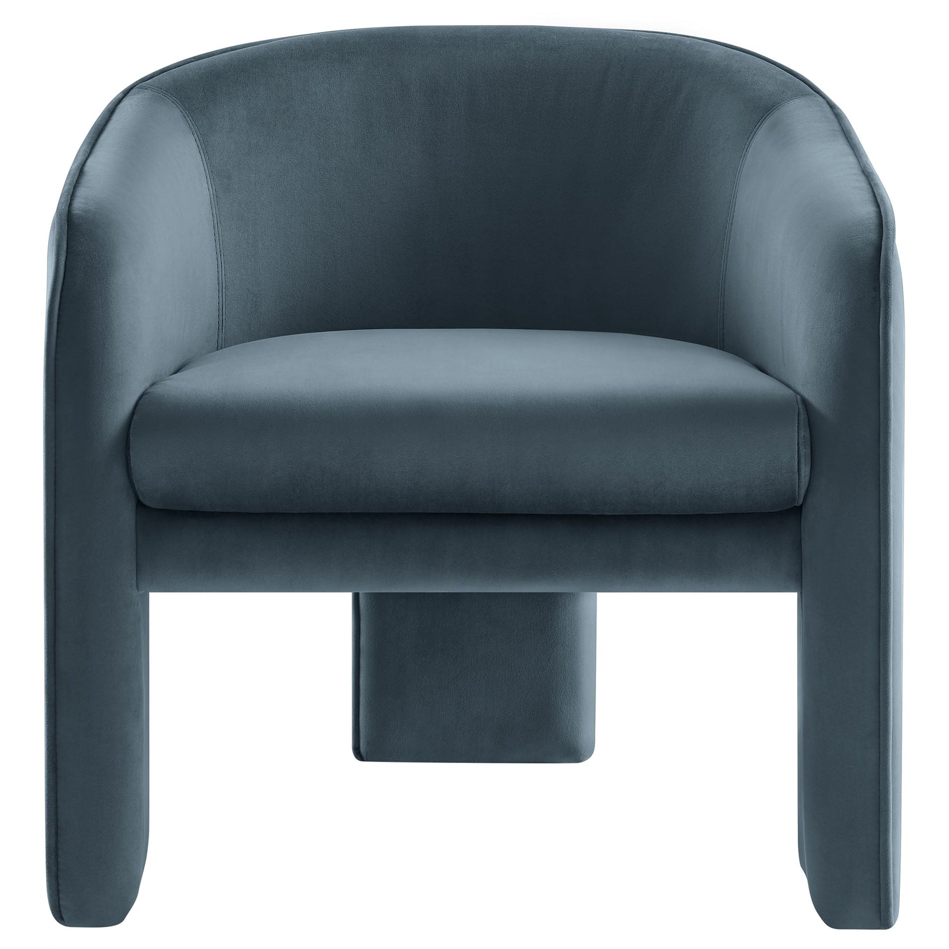 Vetmun Performance Velvet Accent Chair-Cadet Blue Denmark Home