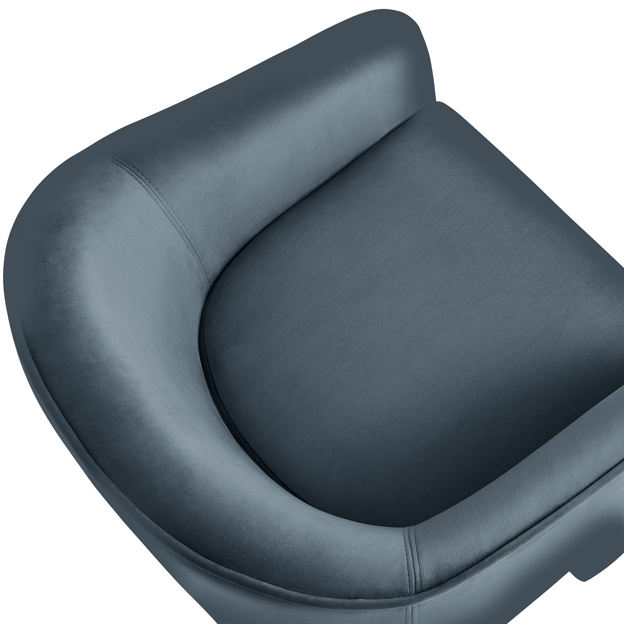 Vetmun Performance Velvet Accent Chair-Cadet Blue Denmark Home