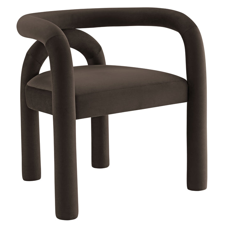 Lunevra Velvet Barrel Dining Chair - Camel (Copy) Denmark Home