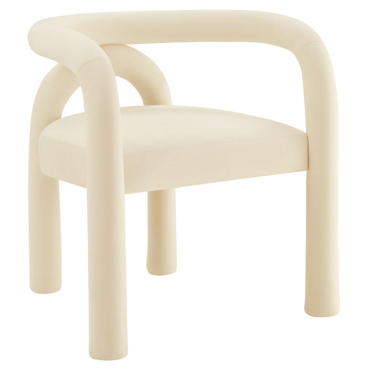 Lunevra Velvet Barrel Dining Chair - Cocoa (Copy) Denmark Home