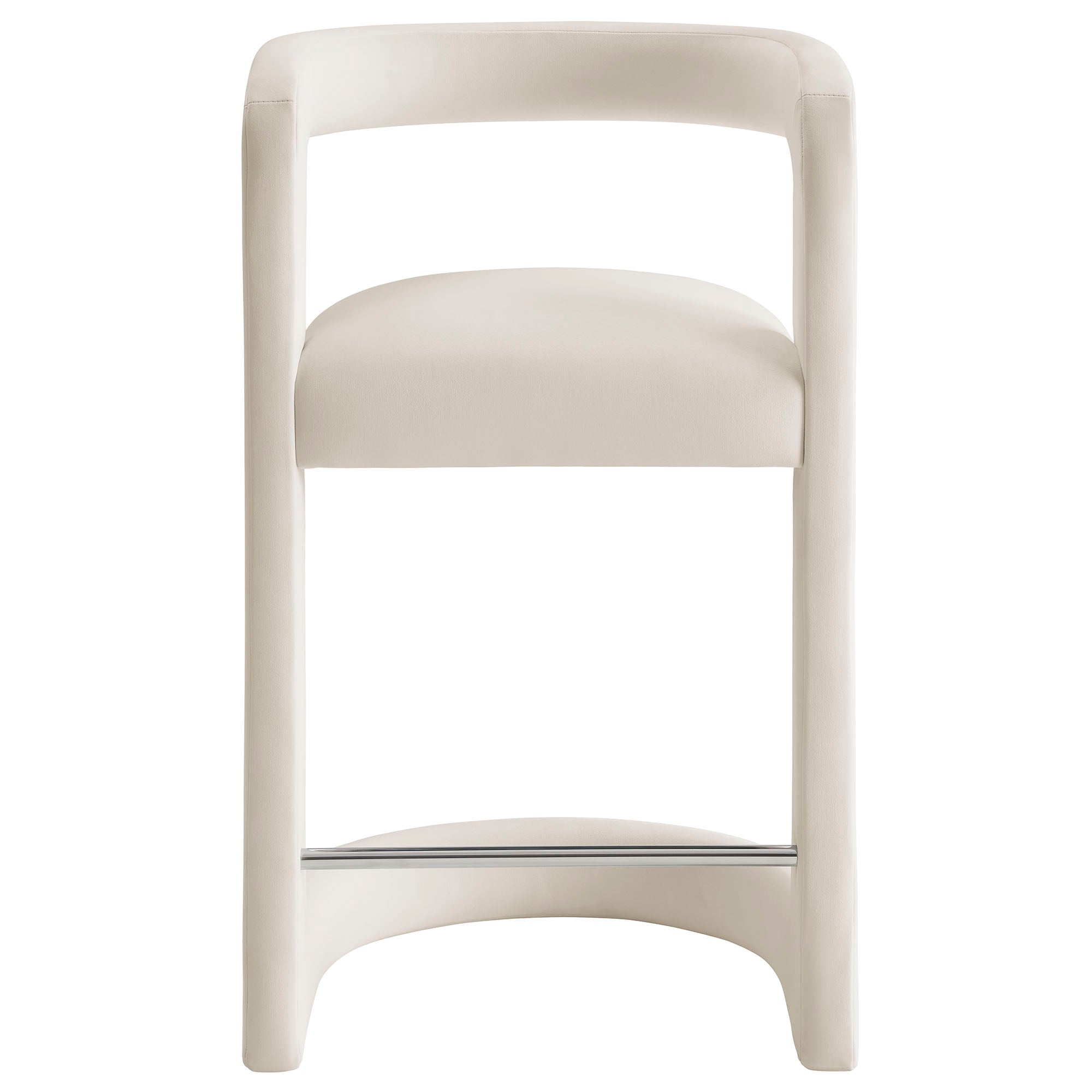 Vigo Velvet Counter Stool - Alabaster Denmark Home