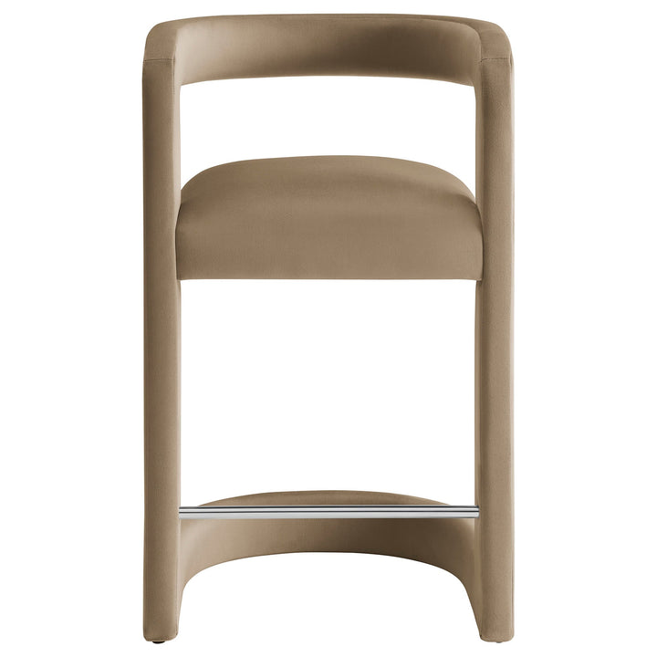 Vigo Velvet Counter Stool - Storm Gray (Copy) Denmark Home