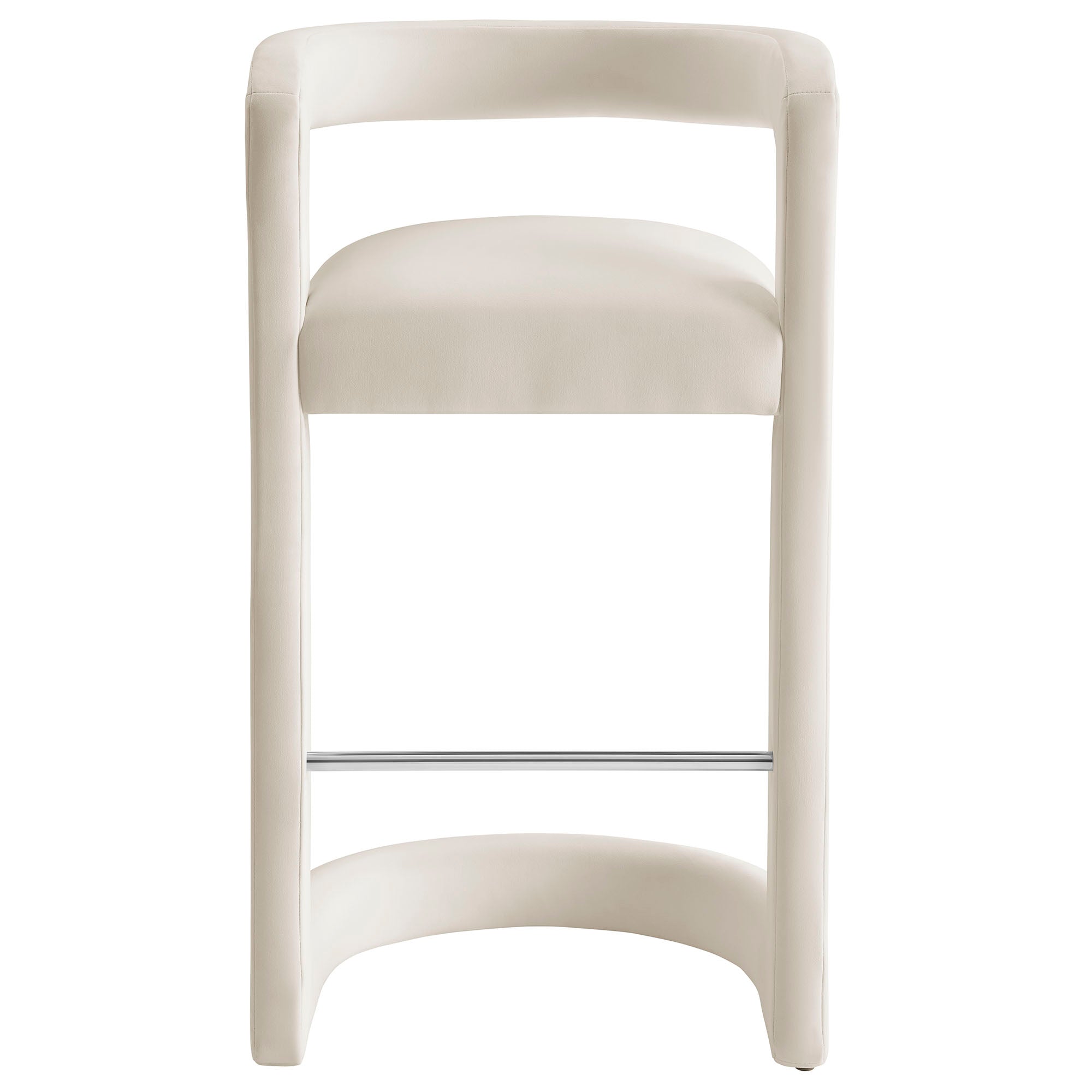 Vigo Velvet Bar Stool - Alabaster Denmark Home