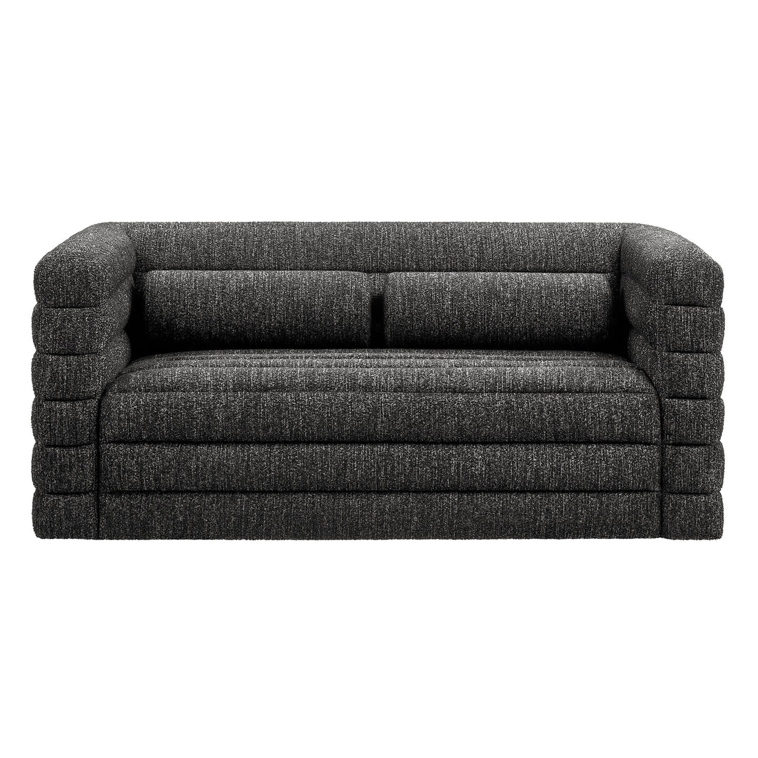 Revel Boucle Loveseat – Charcoal