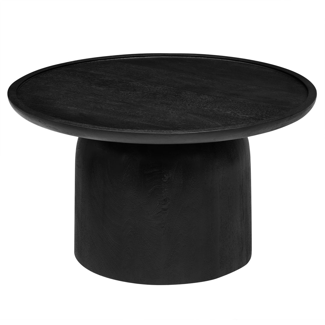 Vertex Round Coffee Table – Black