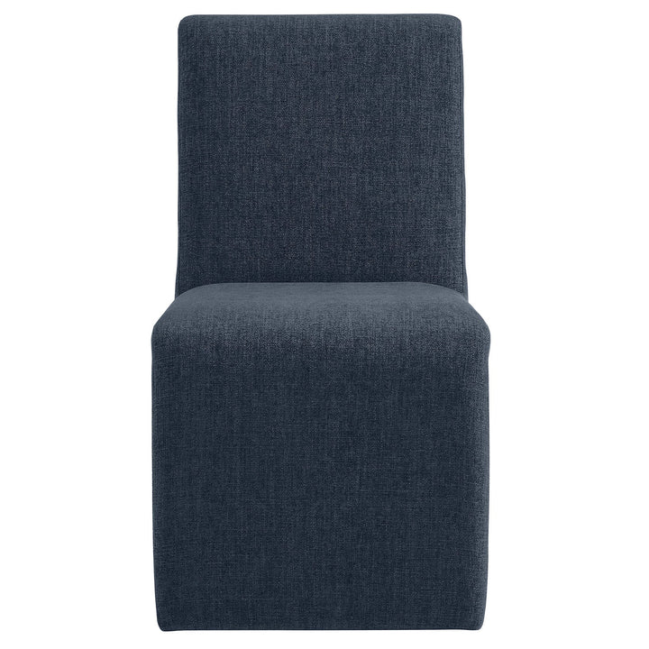 Vik Slipper Dining Chair - Slate Blue Denmark Home