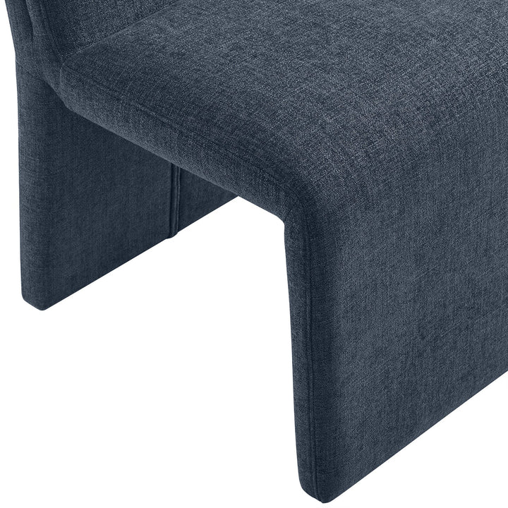 Vik Slipper Dining Chair - Slate Blue Denmark Home