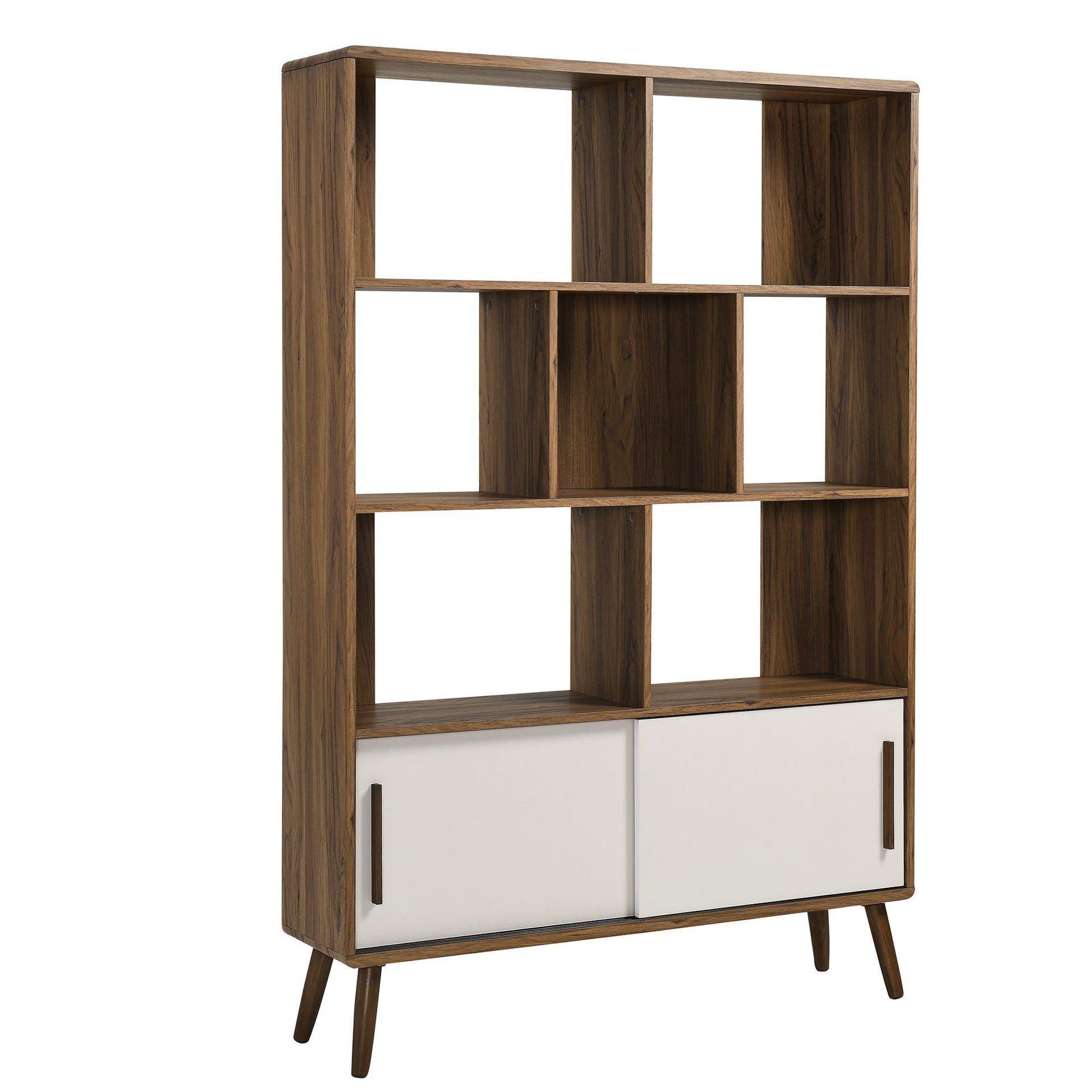 Koru Open Display Bookcase - Walnut (Copy) Denmark Home