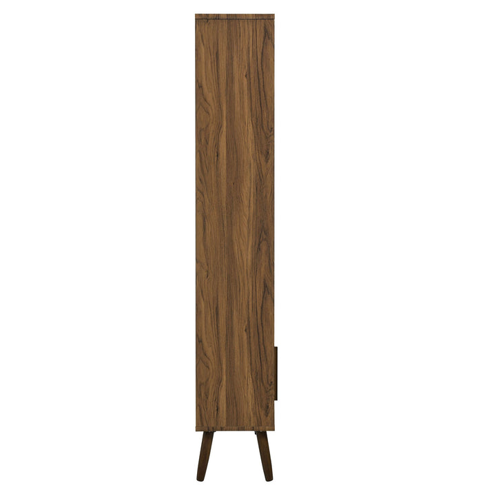Koru Open Display Bookcase - Walnut Linen Denmark Home