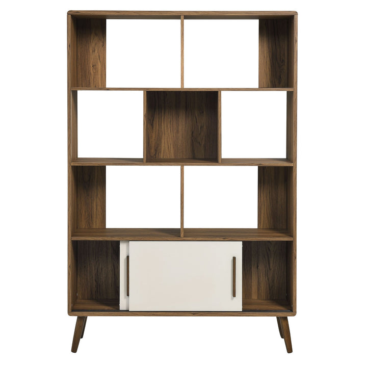 Koru Open Display Bookcase - Walnut Linen Denmark Home