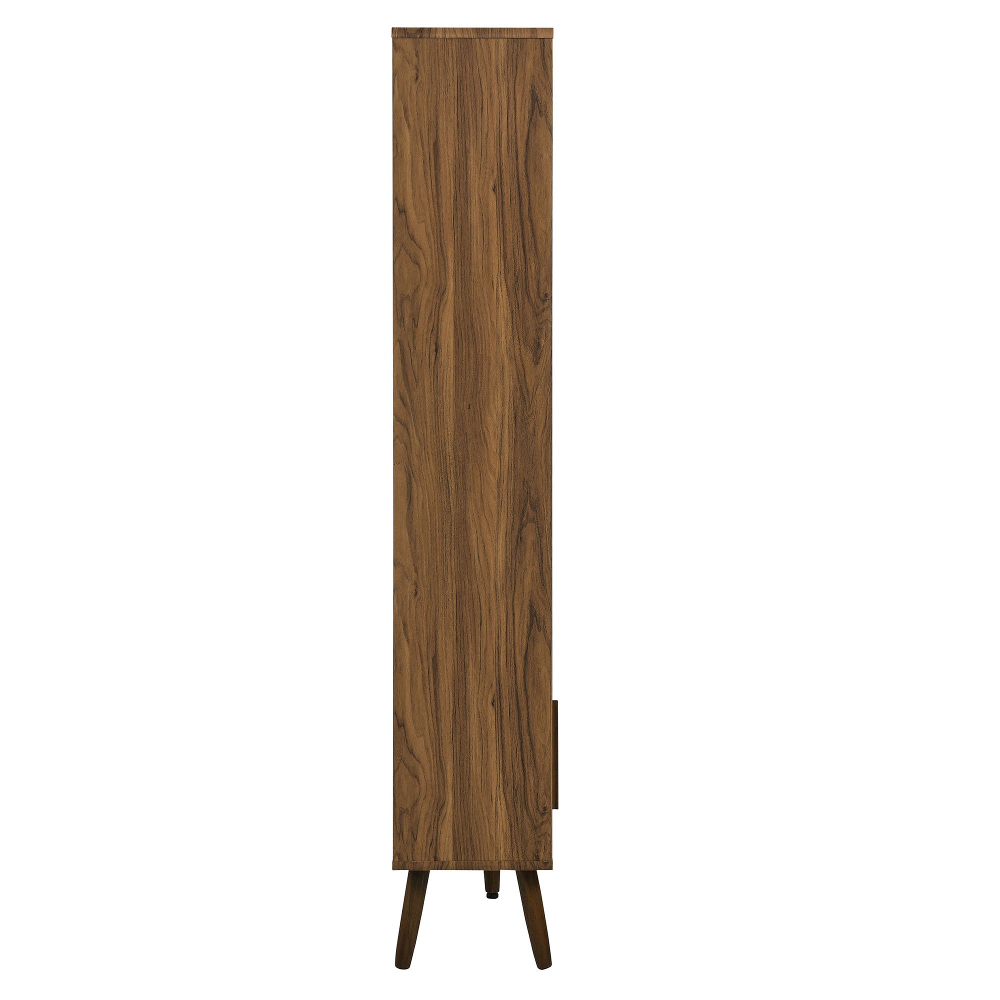 Koru Large Open Display Bookcase - Walnut Linen Denmark Home