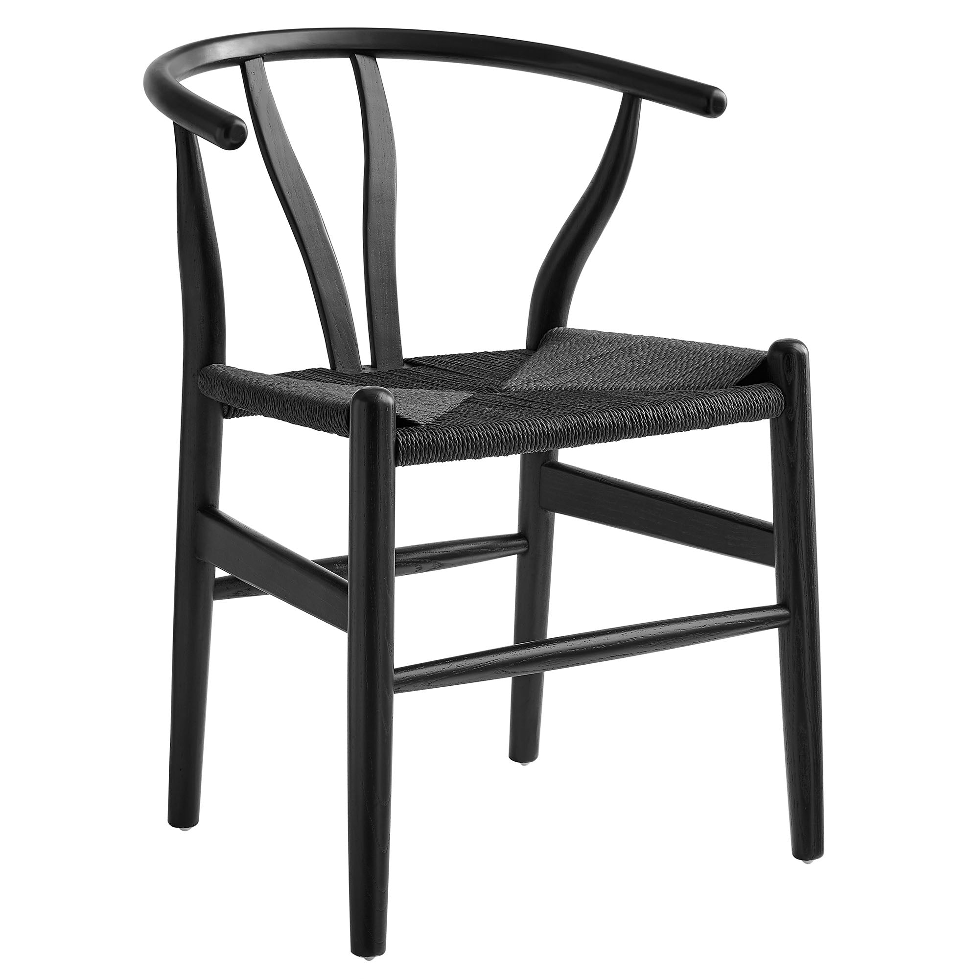 Kalvind Rope Dining Chair - Black Denmark Home