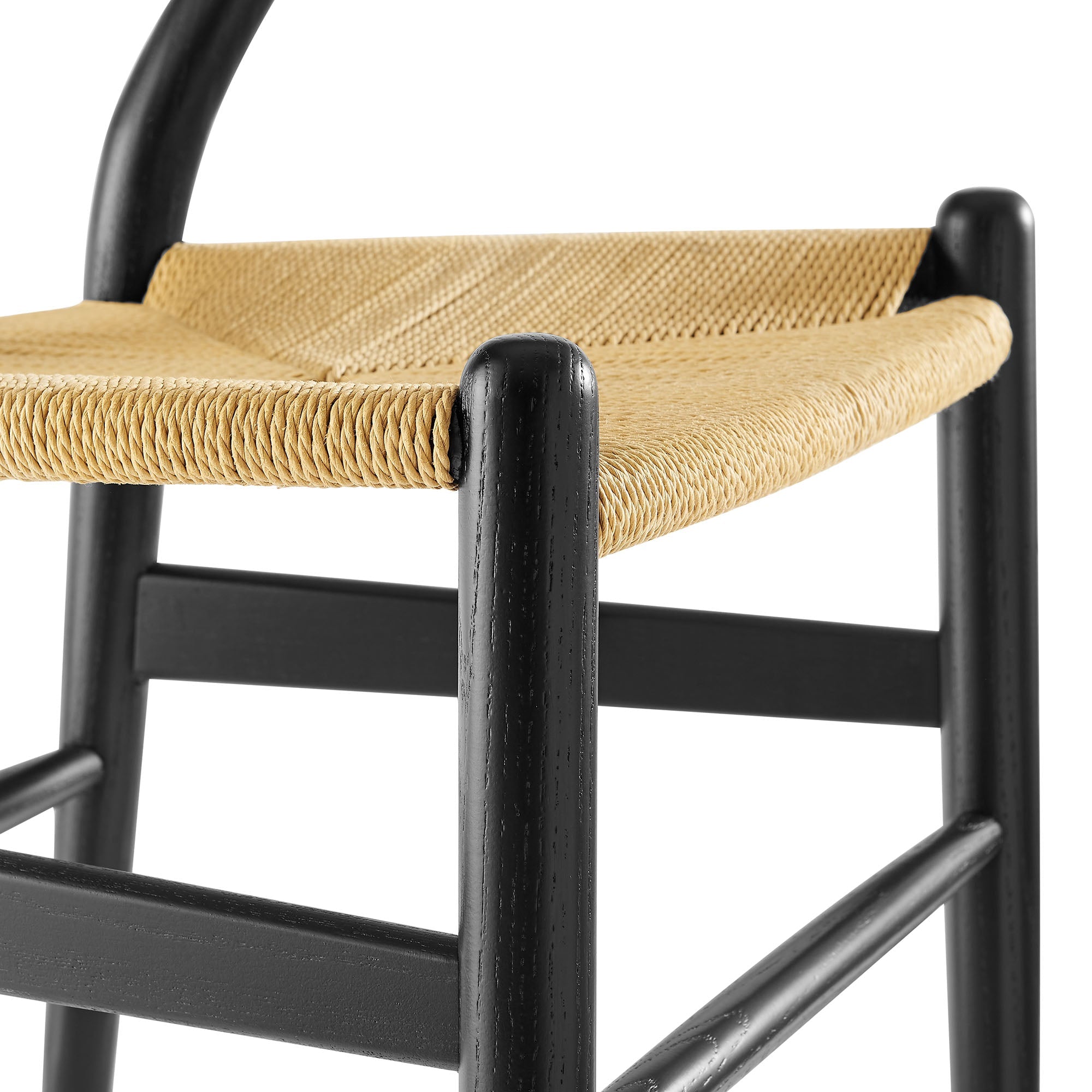 Kalvind Rope Dining Chair - Black Denmark Home