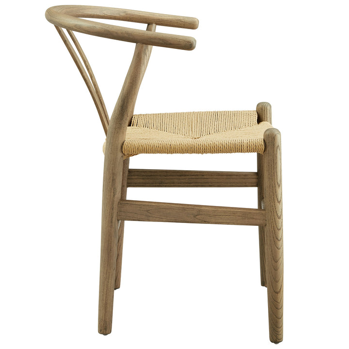 Kalvind Rope Dining Chair - Gray Denmark Home