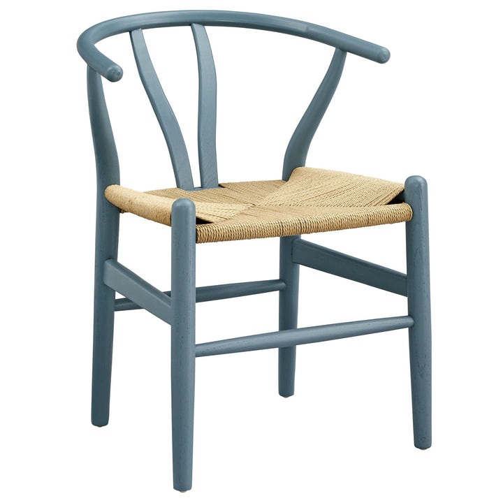 Kalvind Rope Dining Chair - Harbor Blue Denmark Home