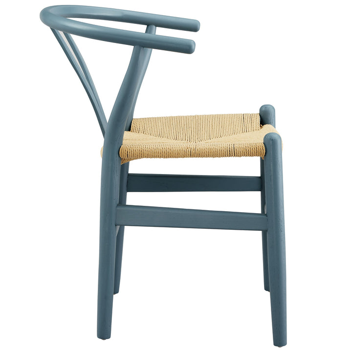 Kalvind Rope Dining Chair - Harbor Blue Denmark Home