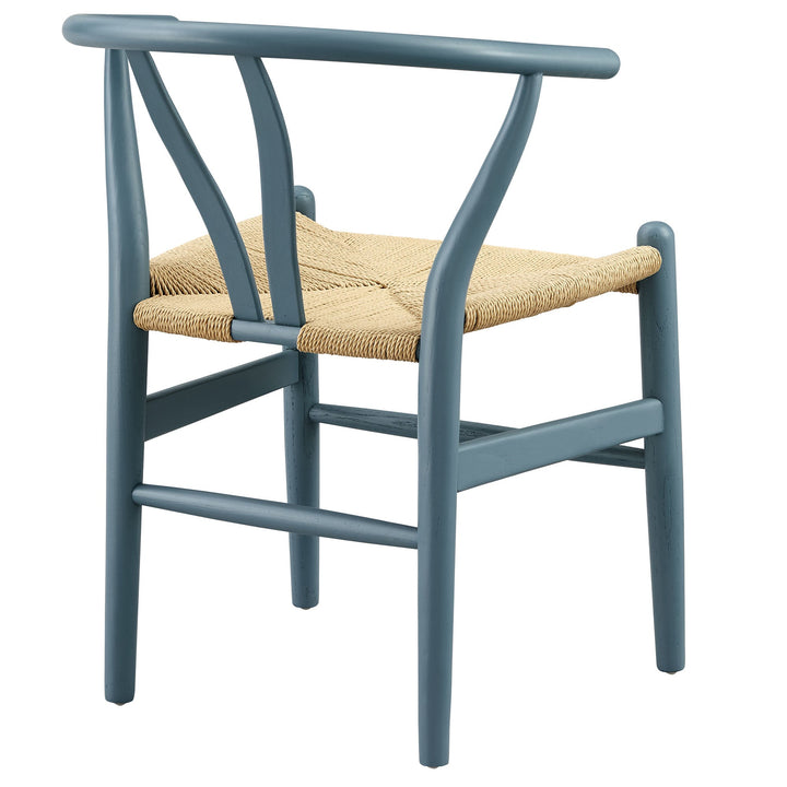 Kalvind Rope Dining Chair - Harbor Blue Denmark Home