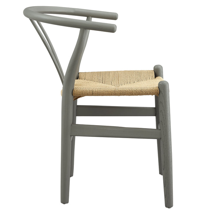 Kalvind Rope Dining Chair - Light Gray Denmark Home