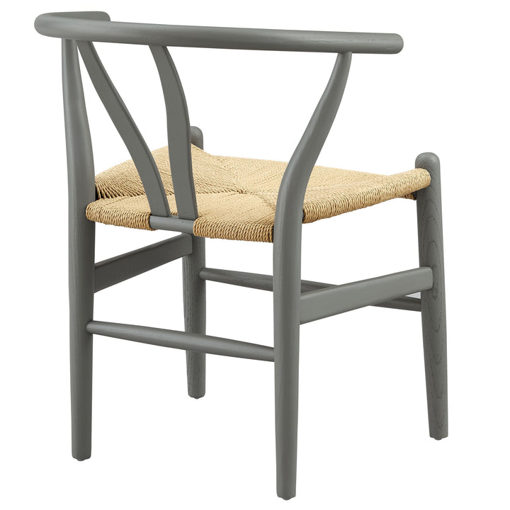 Kalvind Rope Dining Chair - Light Gray Denmark Home