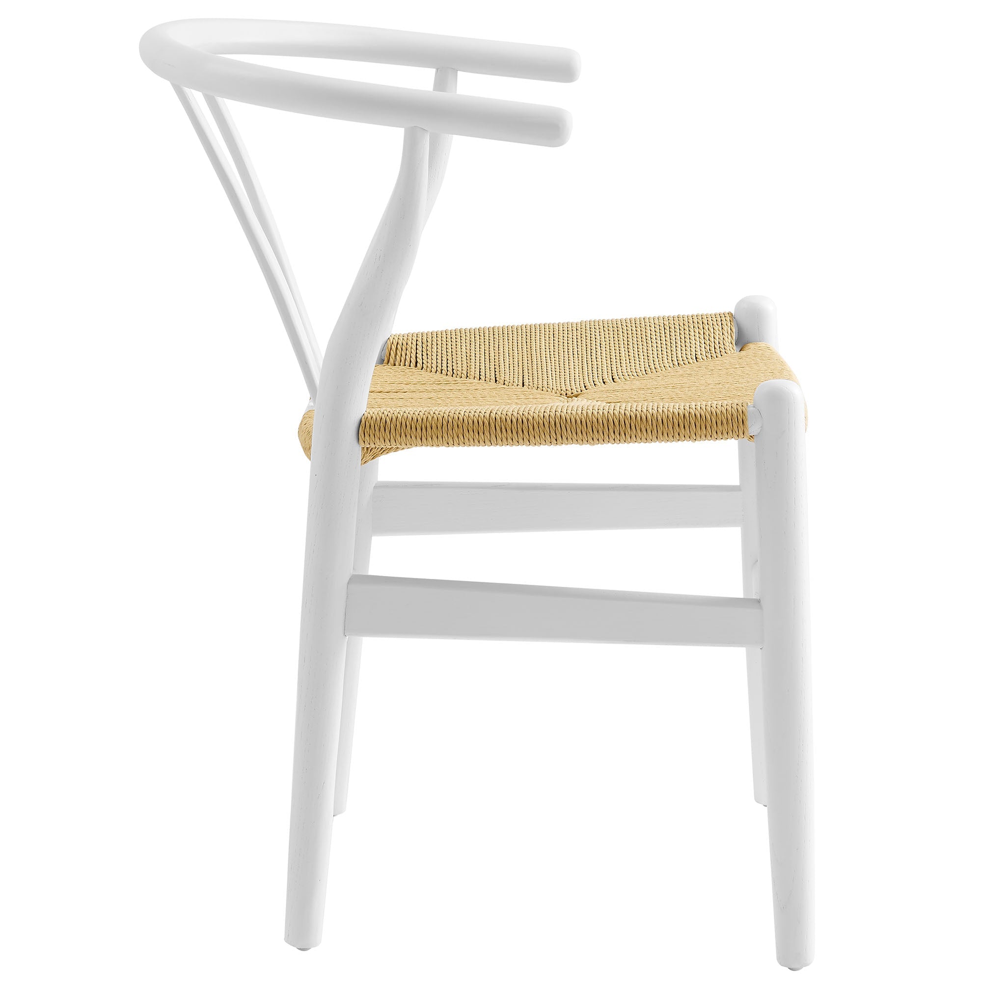 Kalvind Rope Dining Chair - White Denmark Home