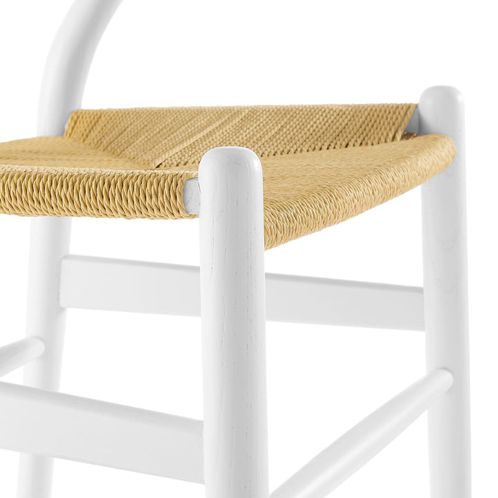 Kalvind Rope Dining Chair - White Denmark Home