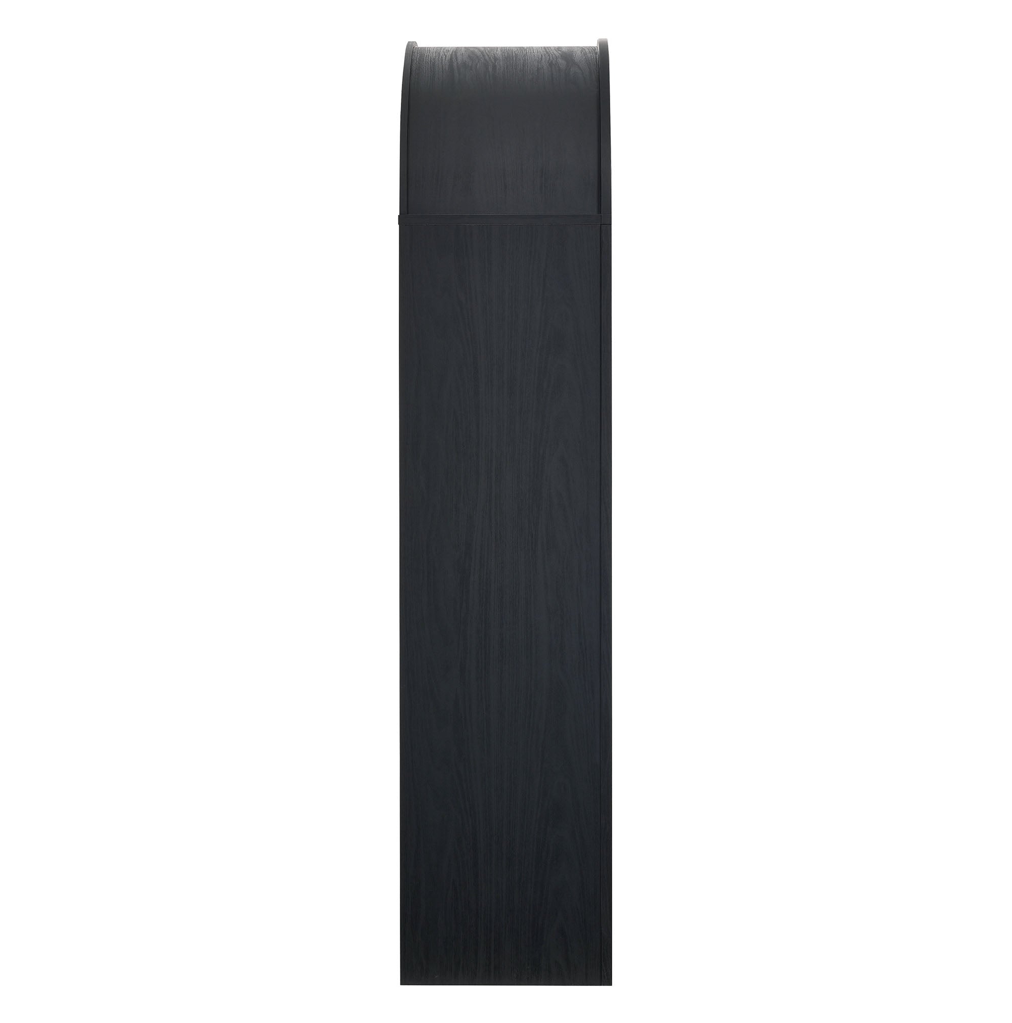 Hut Wide Arched Bookcase - Black Denmark Home