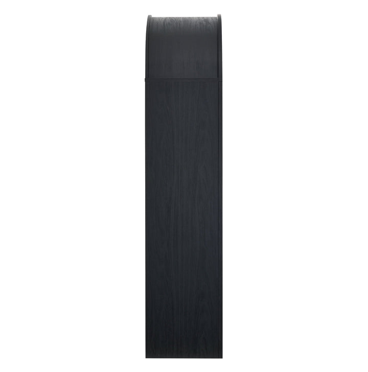 Hut Wide Arched Bookcase - Black Denmark Home