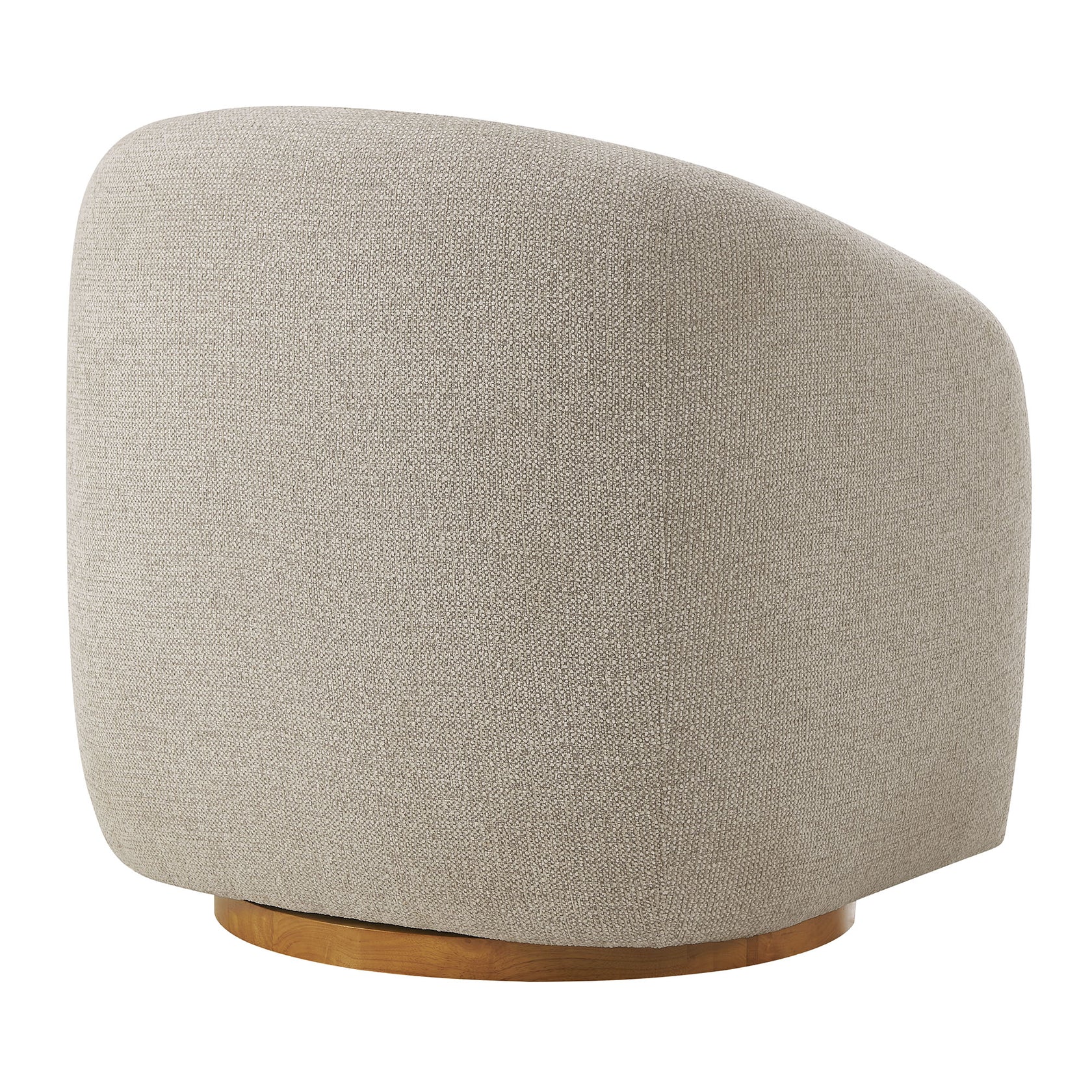 Solvira Swivel Accent Chair – Dove Grey Denmark Home