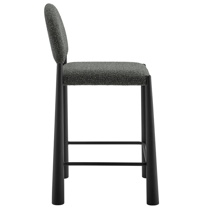 Veloré Counter Stool - Black Anthracite Denmark Home