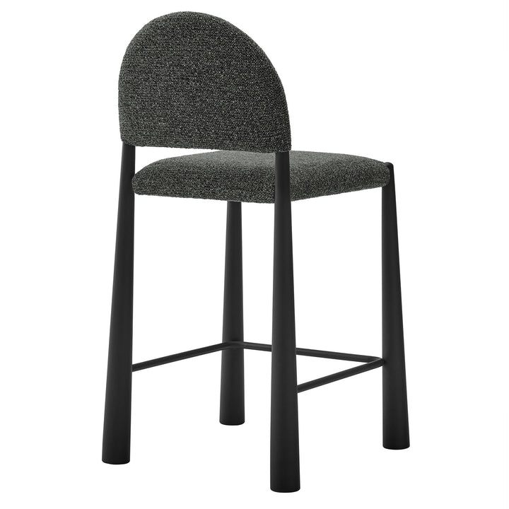 Veloré Counter Stool - Black Anthracite Denmark Home
