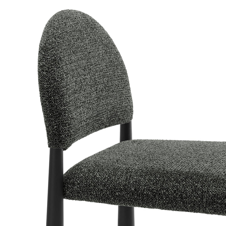 Veloré Counter Stool - Black Anthracite Denmark Home