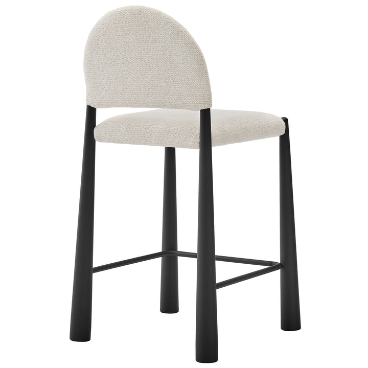 Veloré Counter Stool - Black Cream Denmark Home