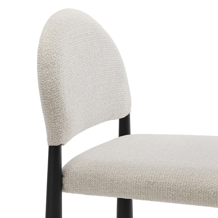 Veloré Counter Stool - Black Cream Denmark Home