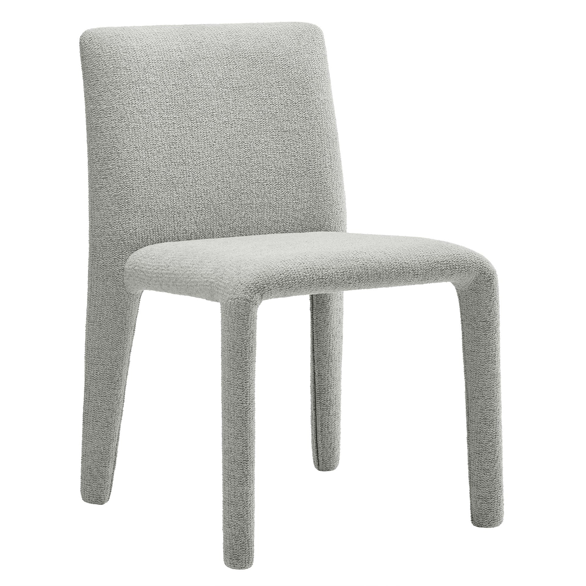 Svep Upholstered Dining Chair - Dove Gray Denmark Home