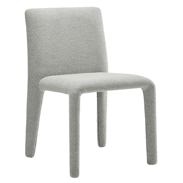 Svep Upholstered Dining Chair - Dove Gray Denmark Home