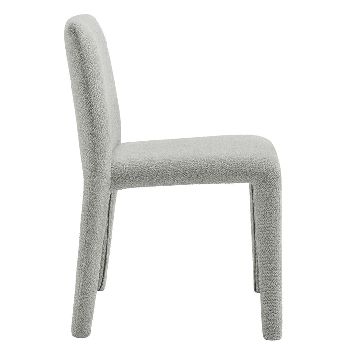 Svep Upholstered Dining Chair - Dove Gray Denmark Home