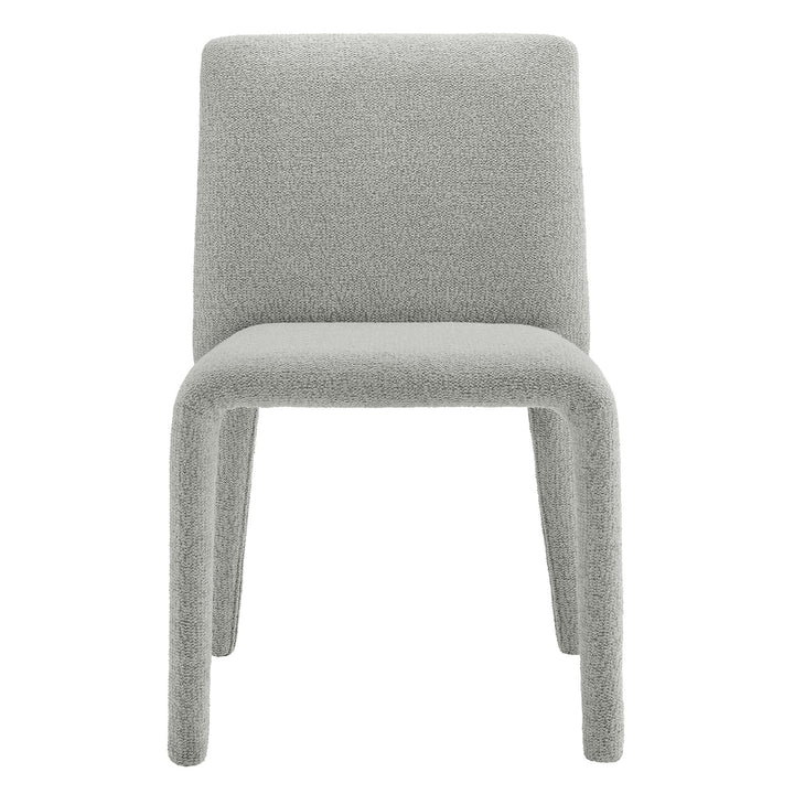 Svep Upholstered Dining Chair - Dove Gray Denmark Home