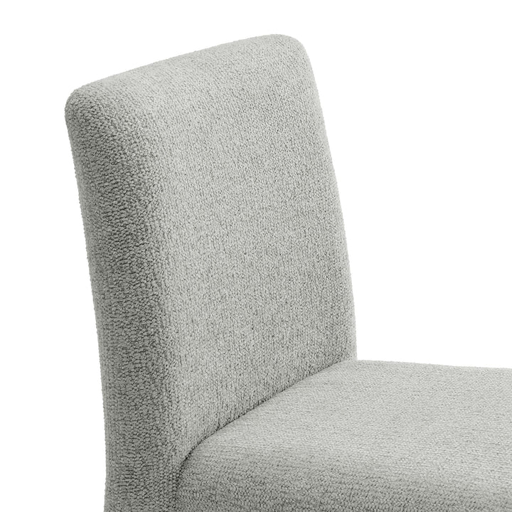 Svep Upholstered Dining Chair - Dove Gray Denmark Home