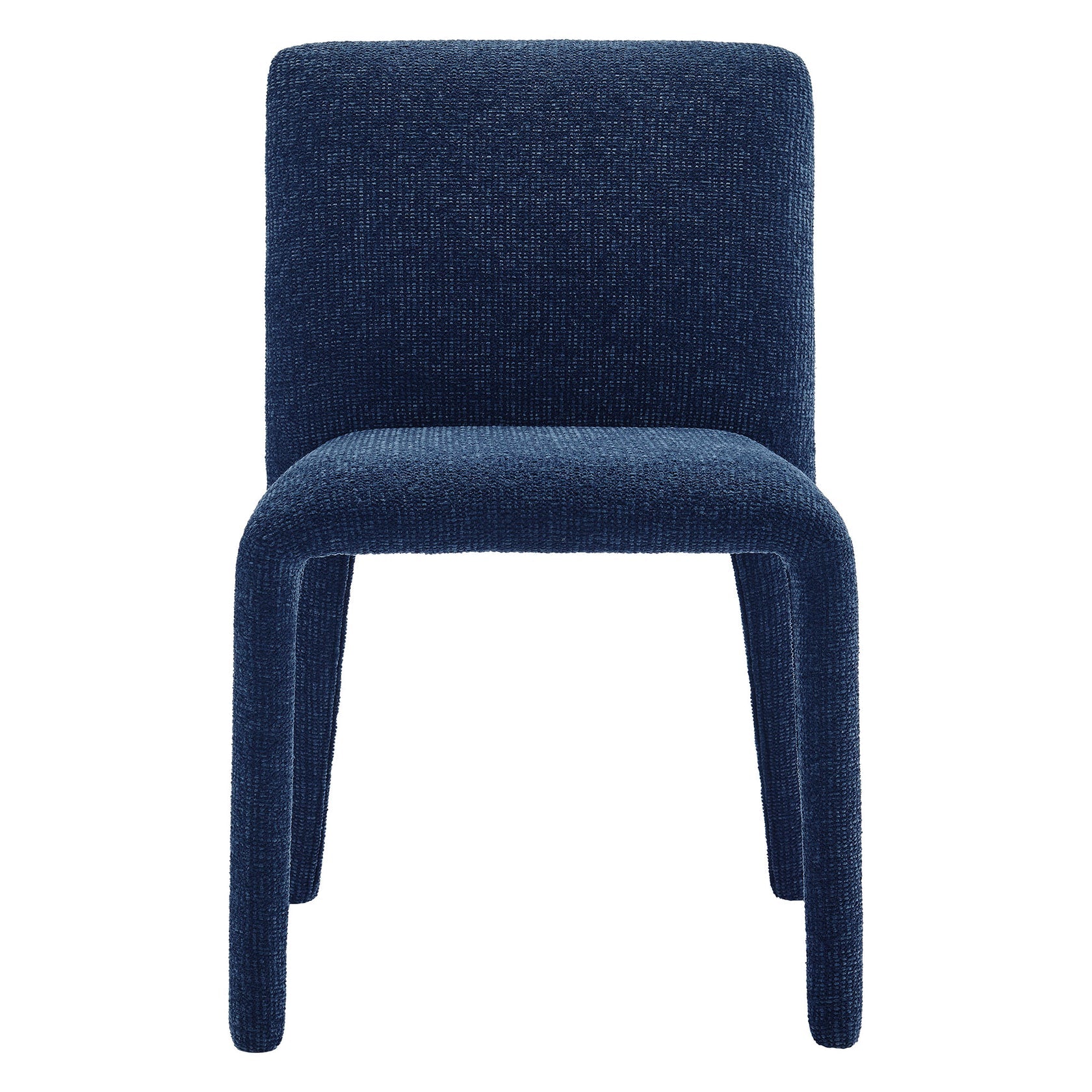 Svep Upholstered Dining Chair - Navy Denmark Home