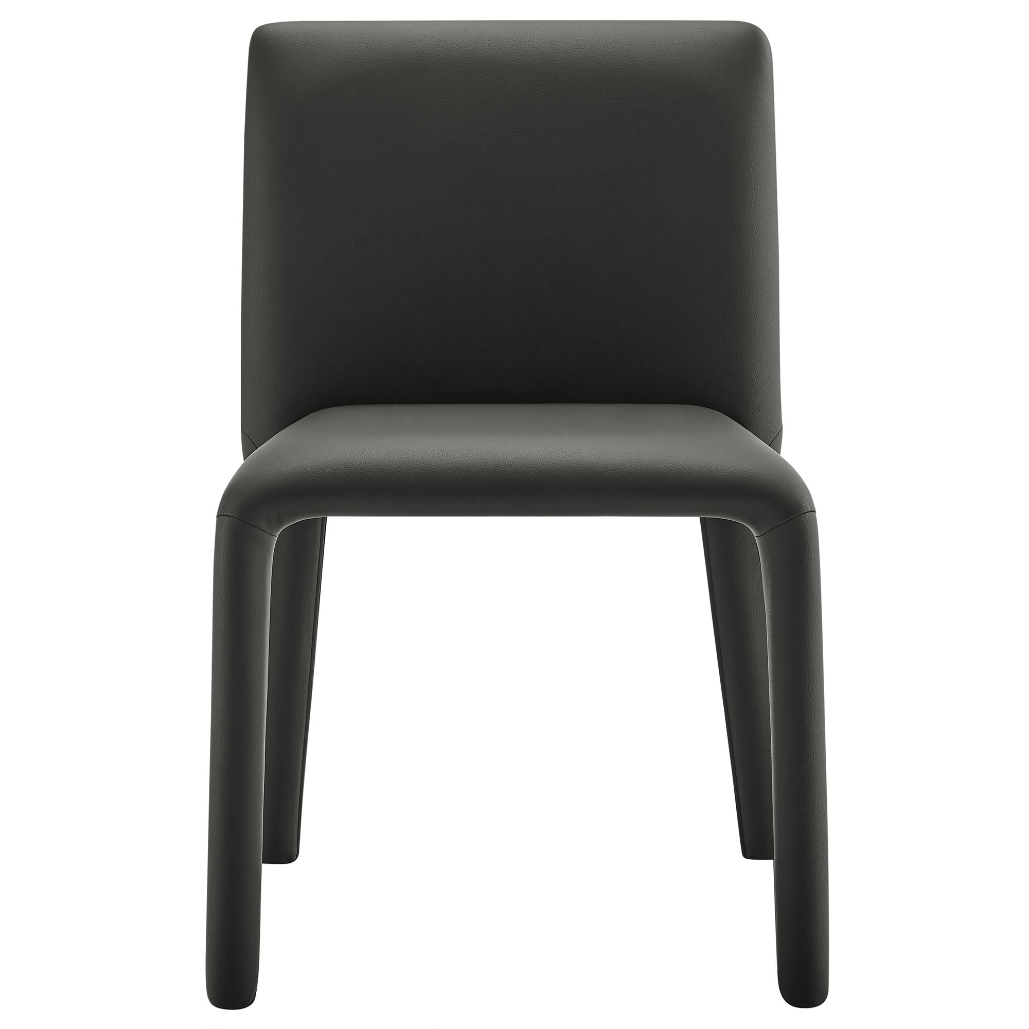 Svep Faux Leather Dining Chair - Black Denmark Home
