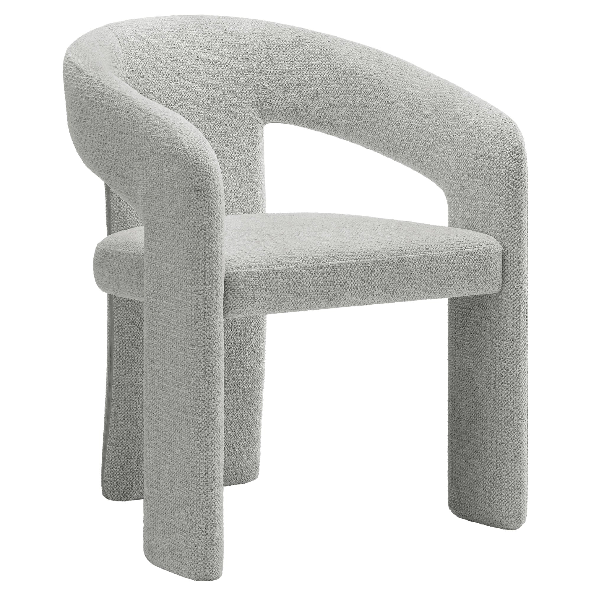Varen Barrel Dining Chair - Dove Gray Denmark Home